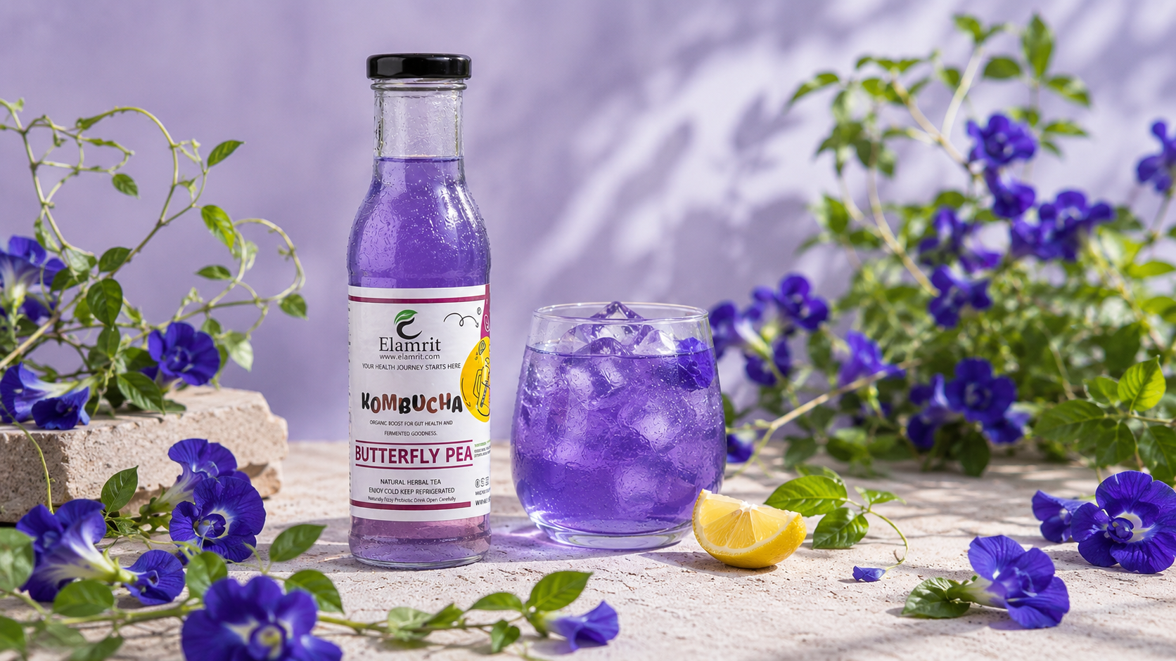 Butterfly Pea Kombucha