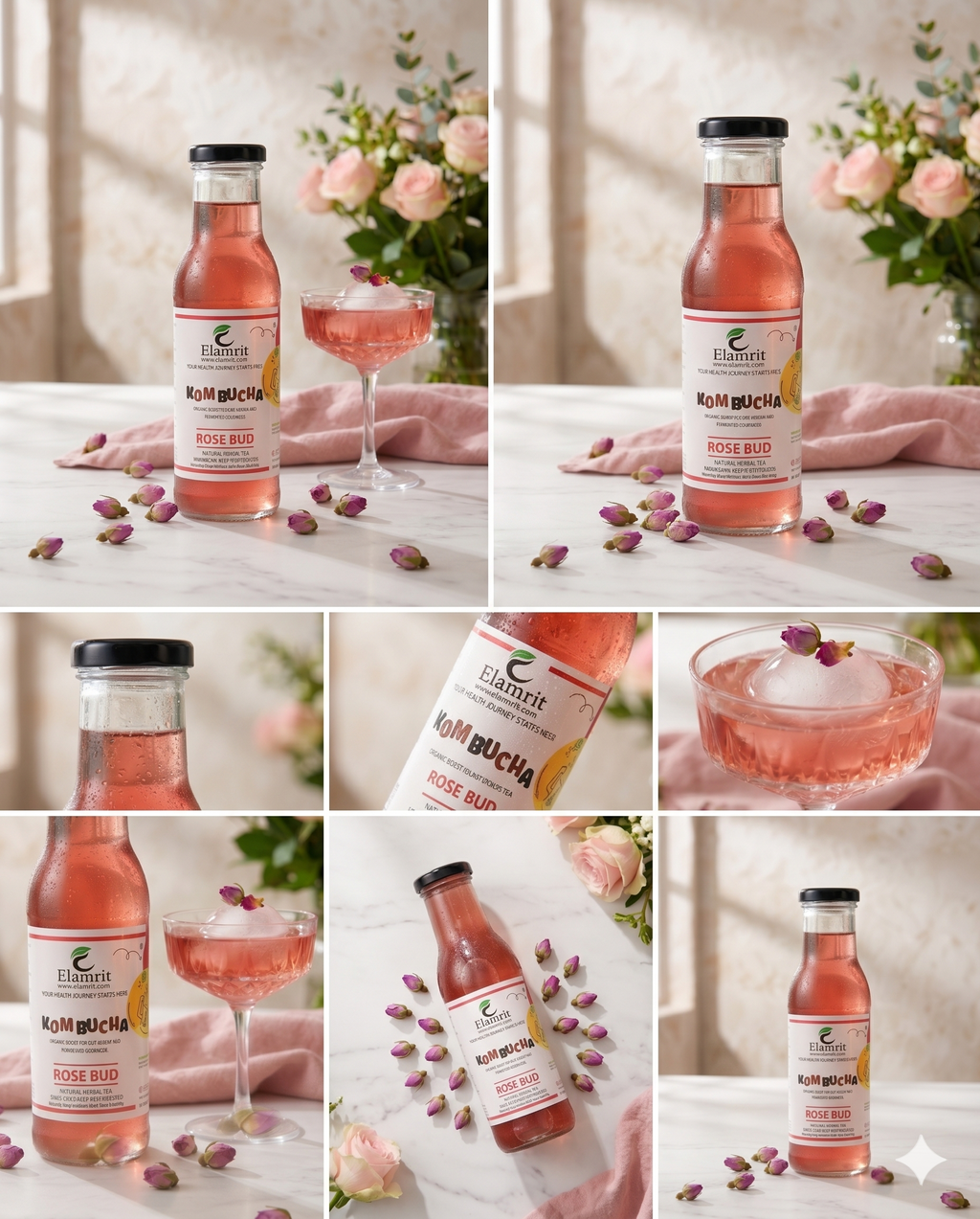 Rose Bud Kombucha