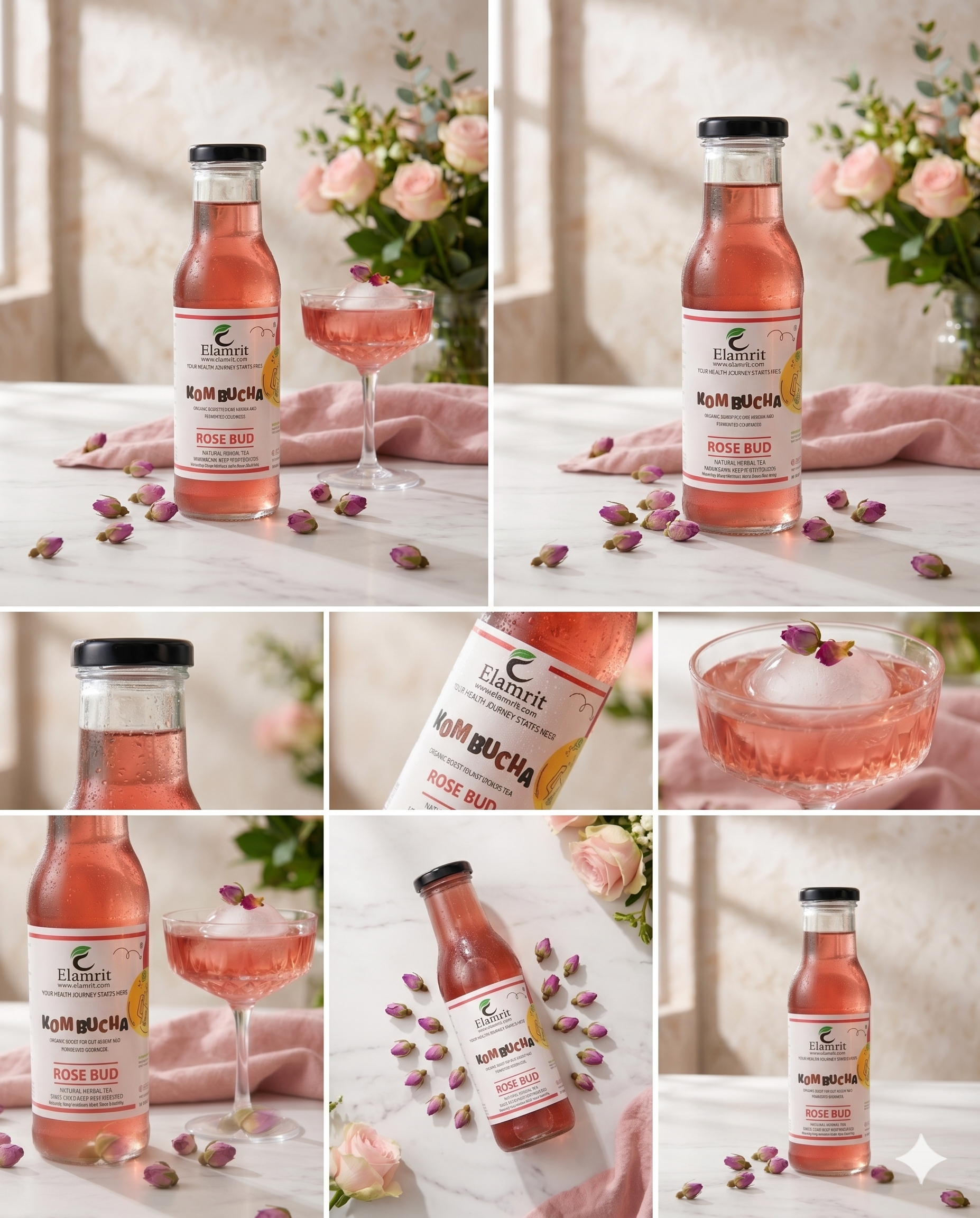 Rose Bud Kombucha