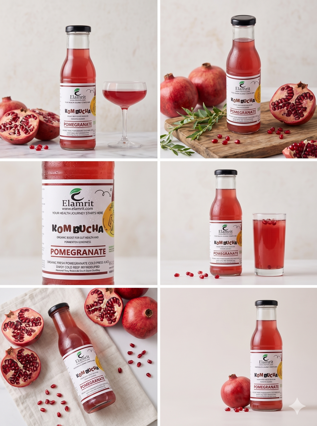 Pomegranate Kombucha