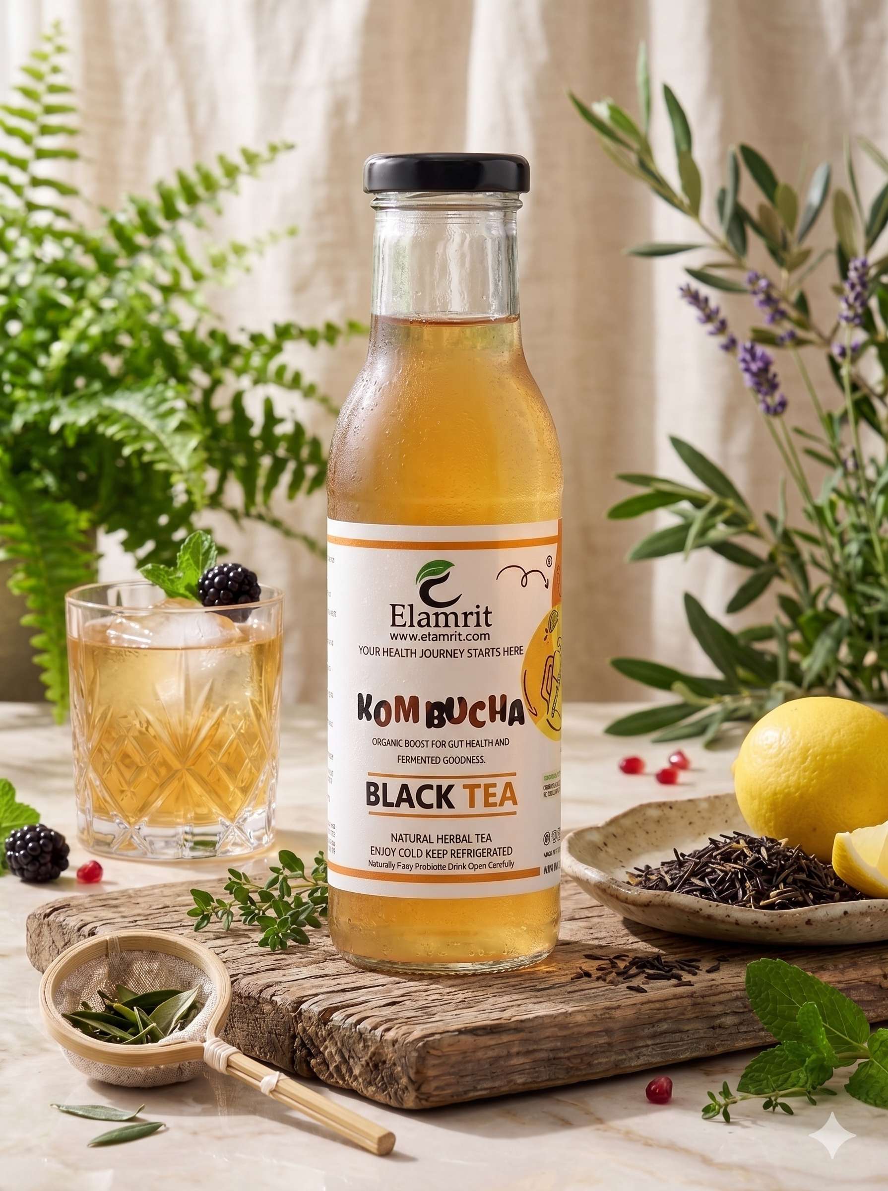 Black Tea Kombucha