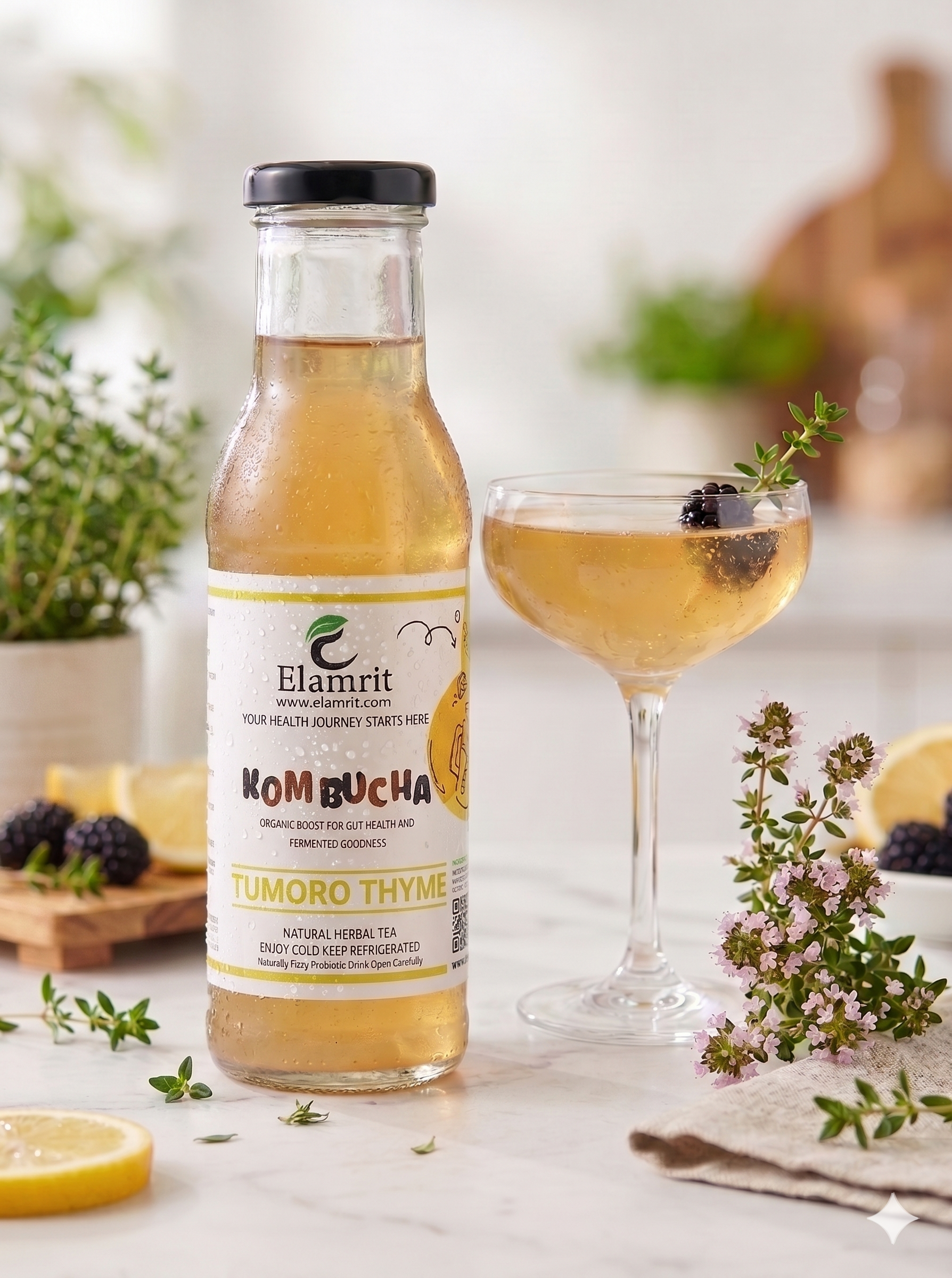 Tumoro Thyme Kombucha