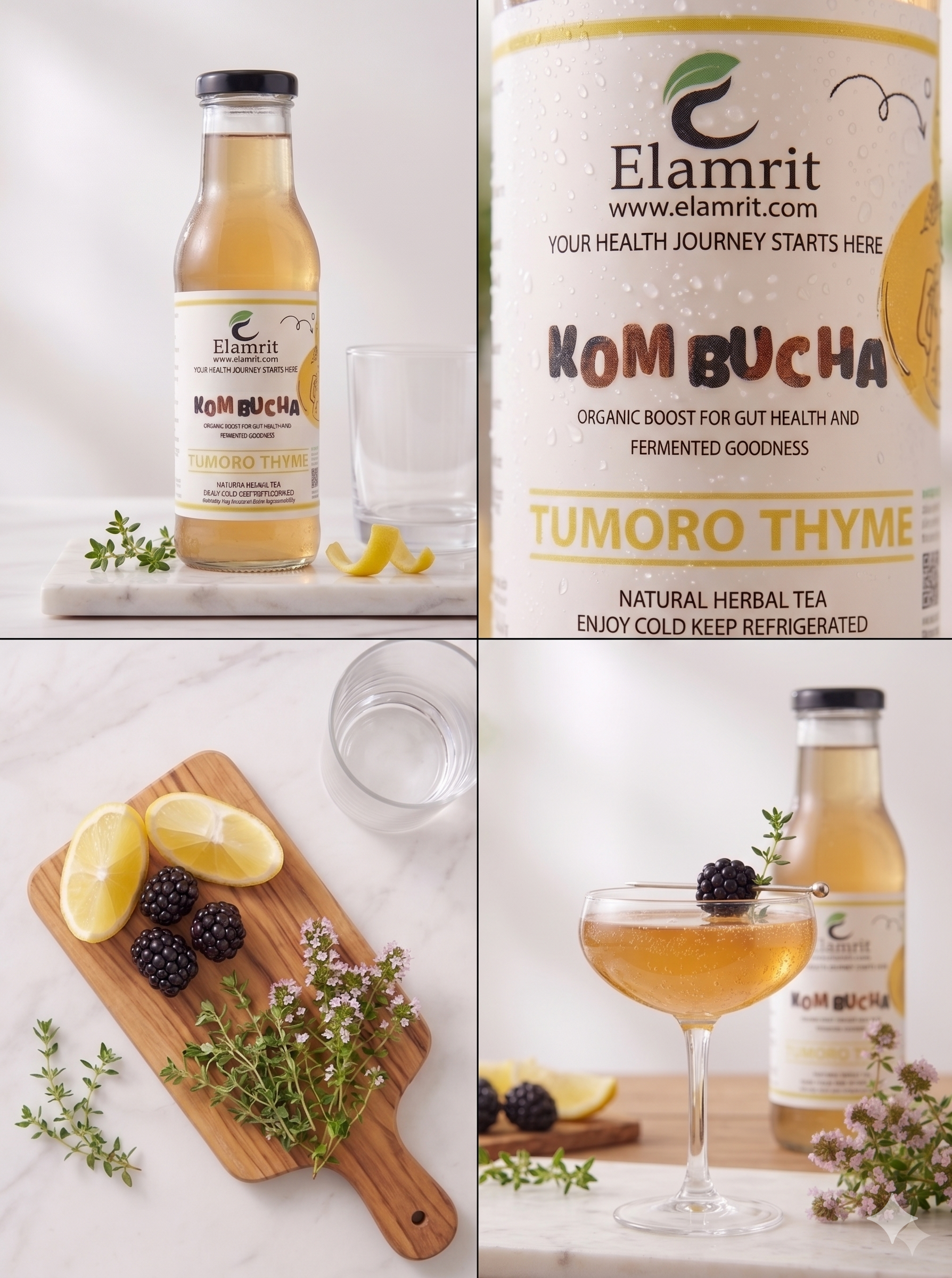 Tumoro Thyme Kombucha