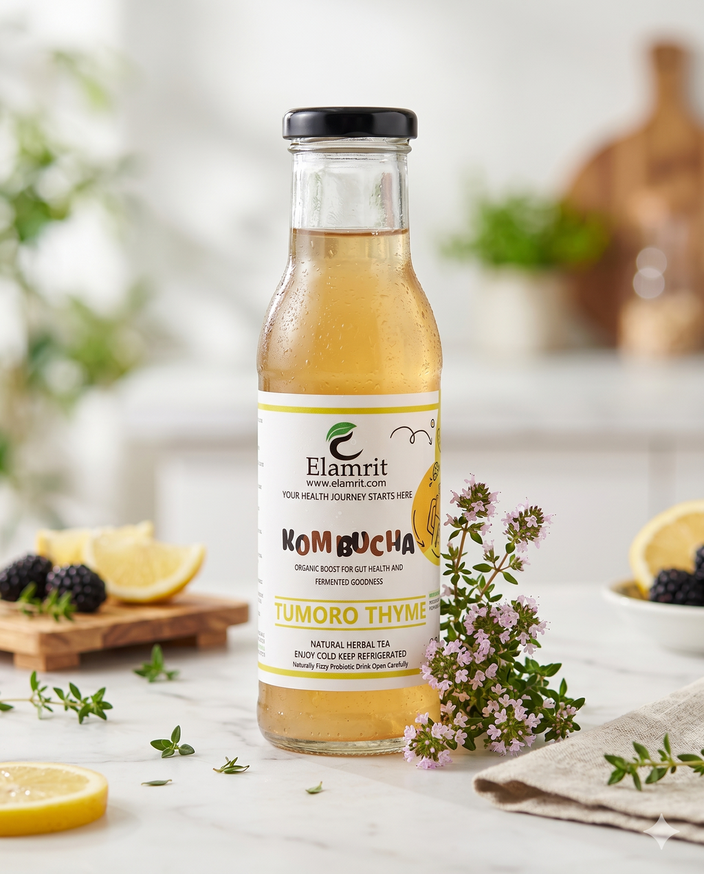 Tumoro Thyme Kombucha