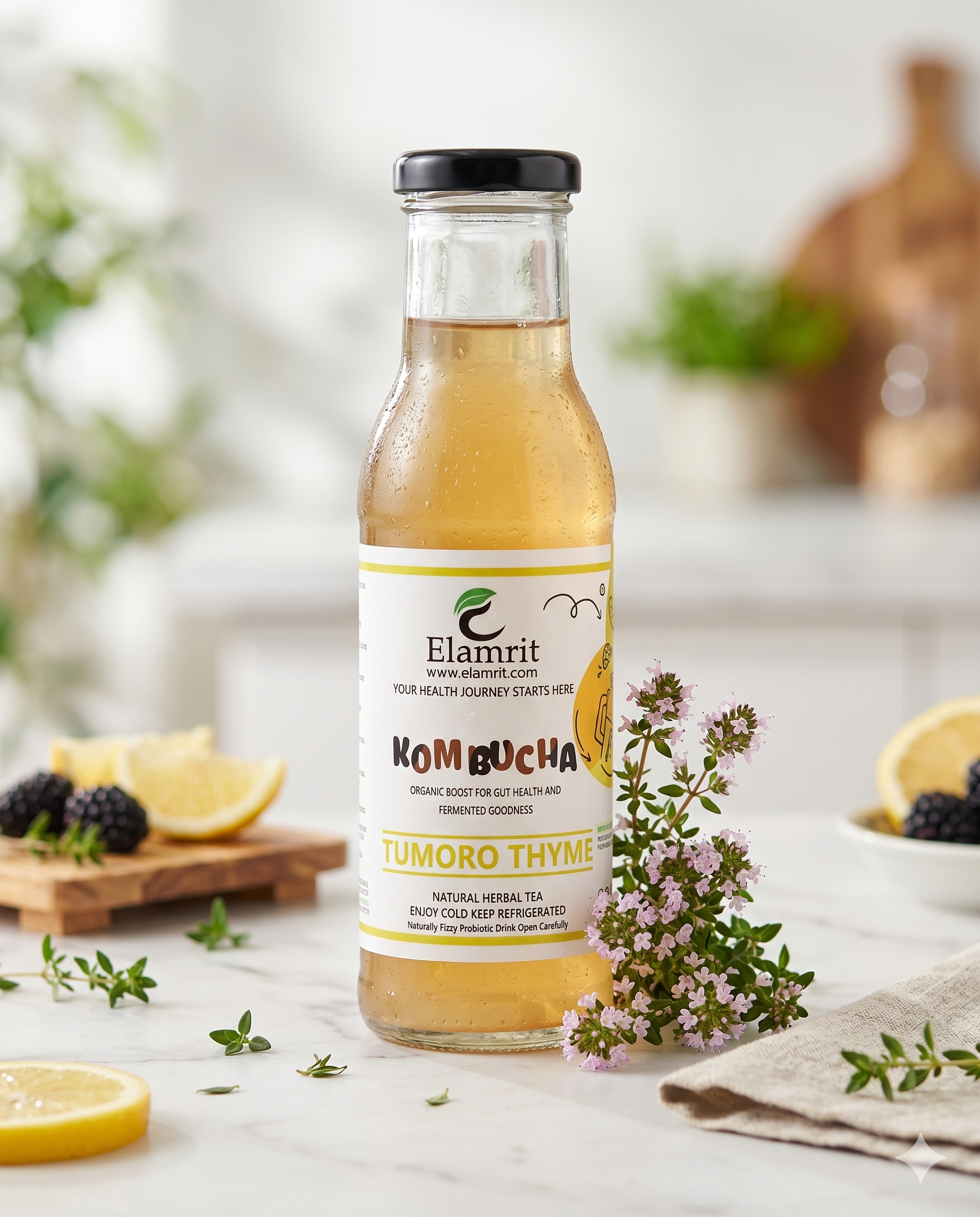 Tumoro Thyme Kombucha