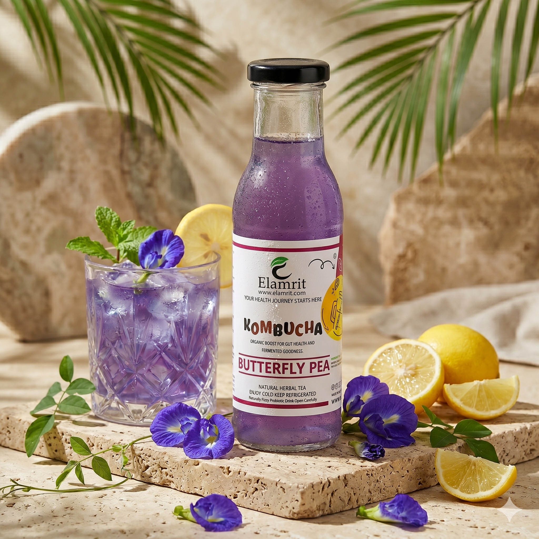Butterfly Pea Kombucha