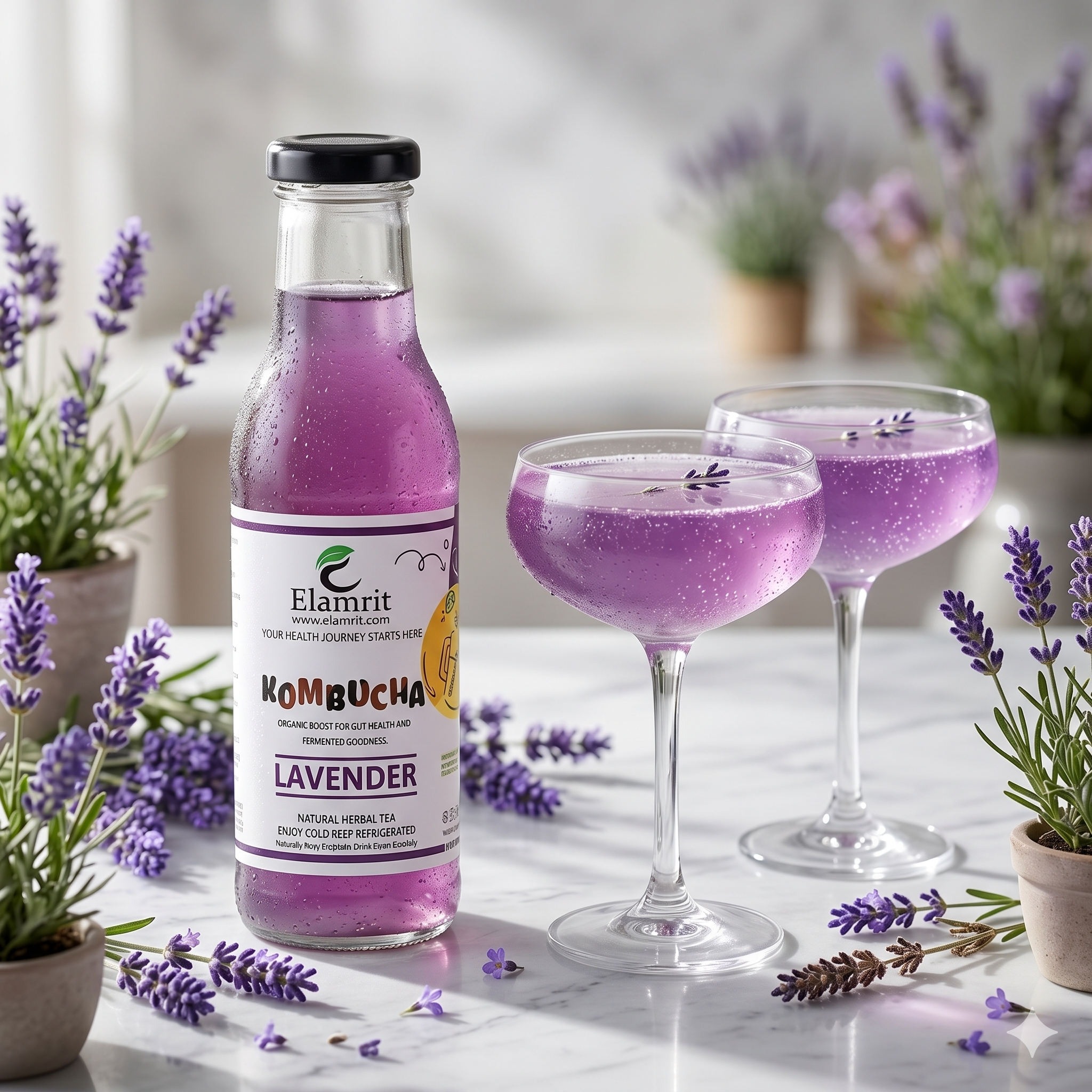 Lavender Kombucha
