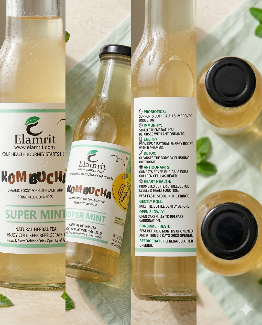 Super Mint Kombucha