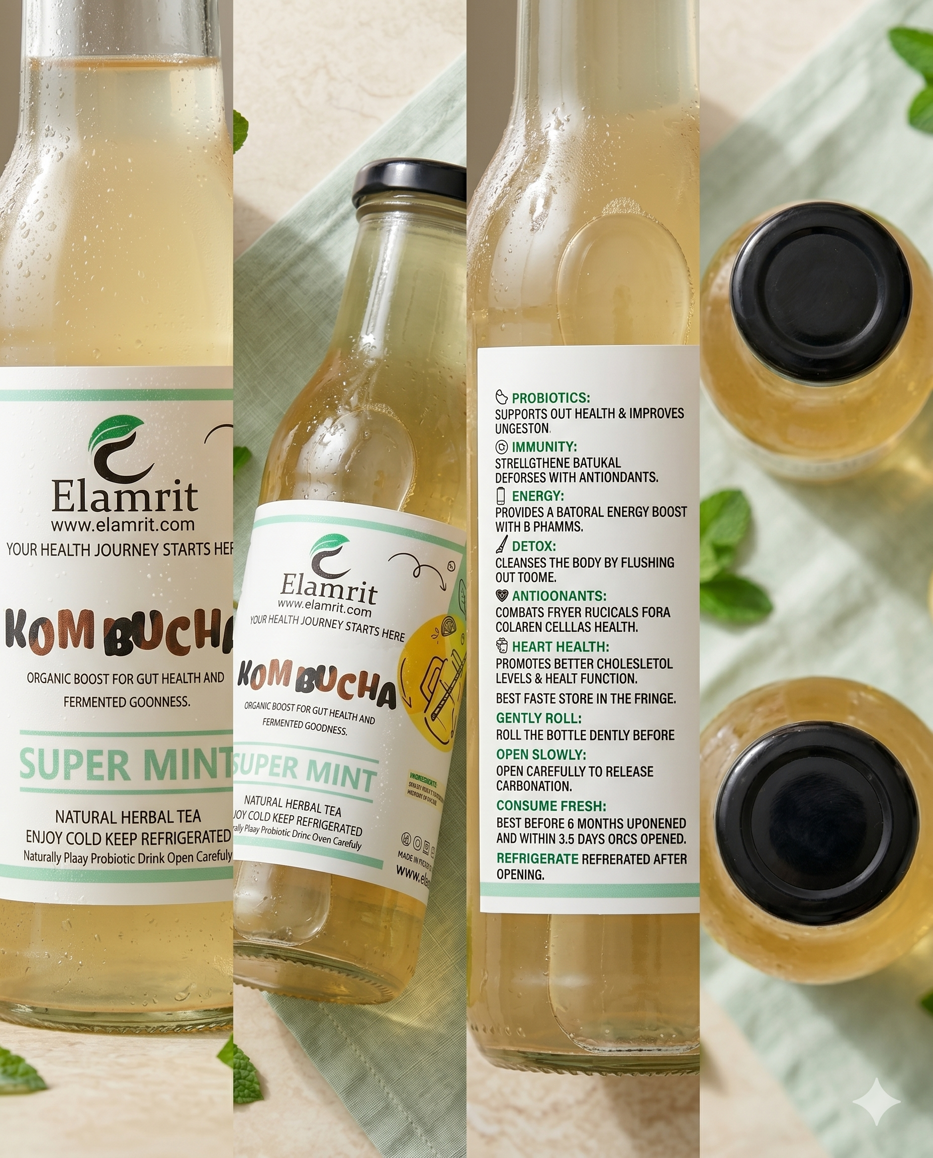Super Mint Kombucha