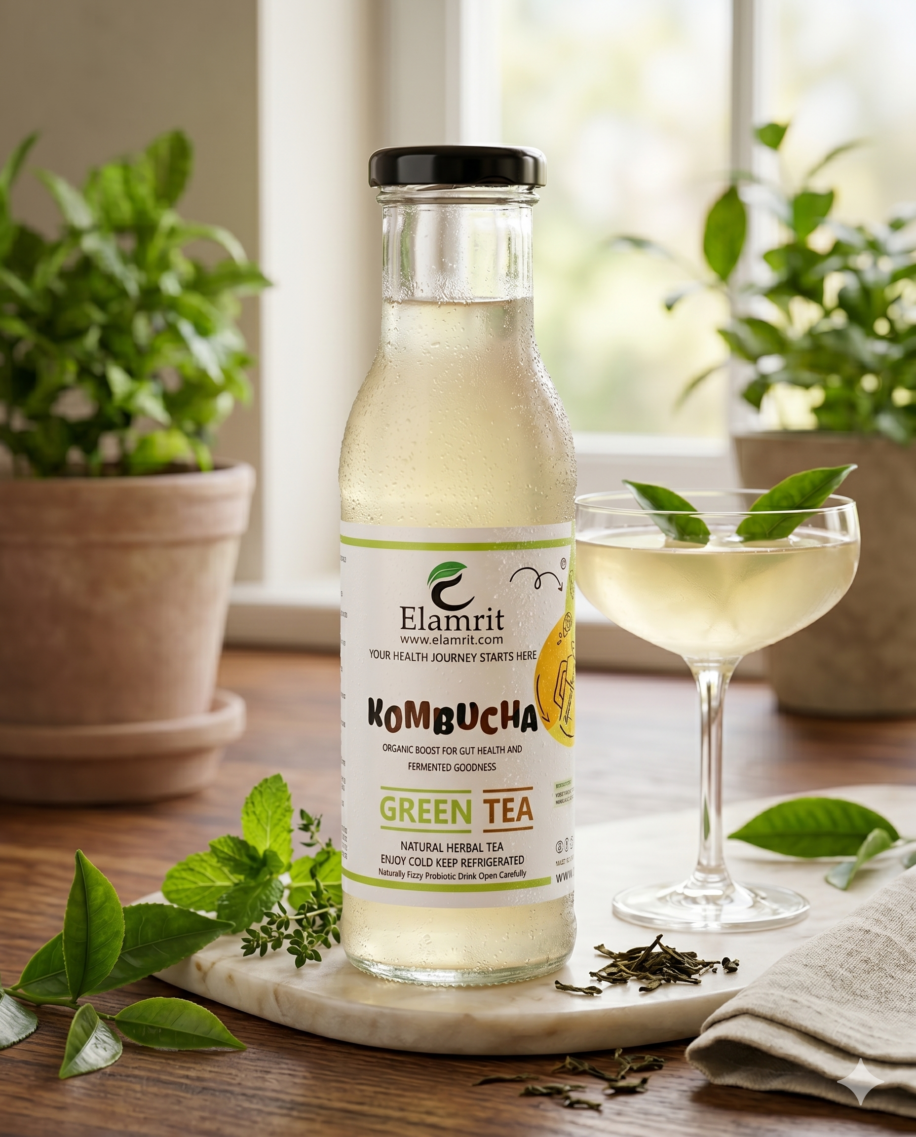 Green Tea Kombucha