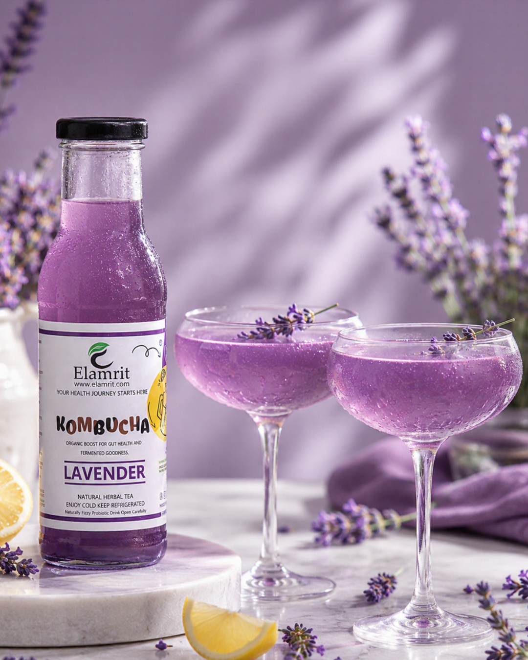 Lavender Kombucha