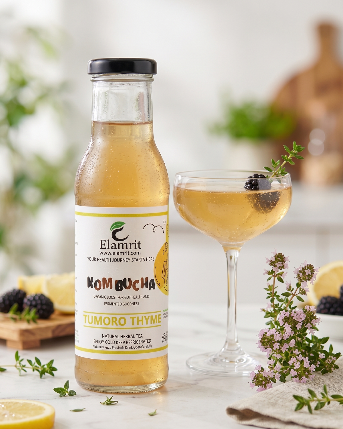 Tumoro Thyme Kombucha