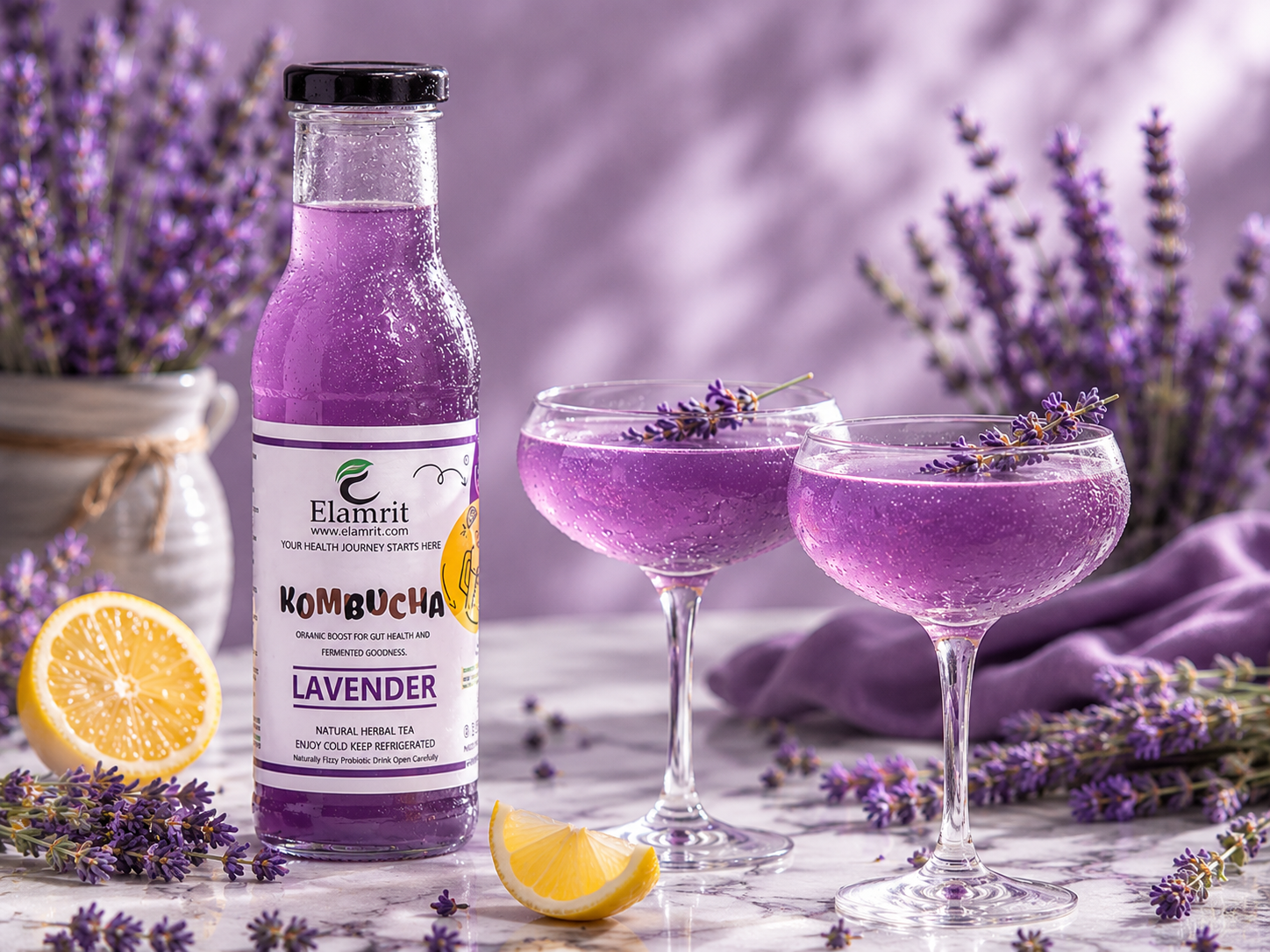 Lavender Kombucha